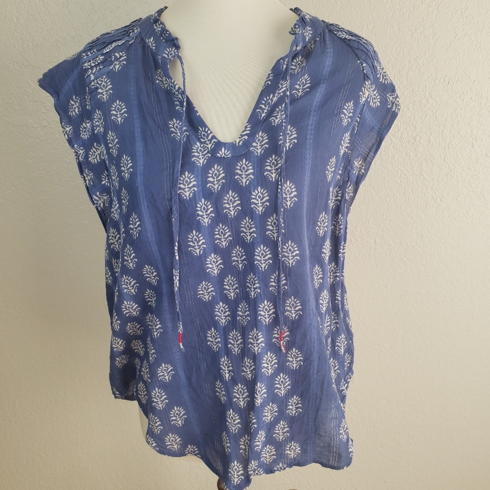 Maeve Anthro Cap Sleeve Top